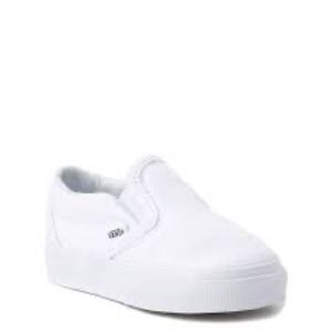 (NEW) Vans Classic Slip-On
True White
Toddler size 5